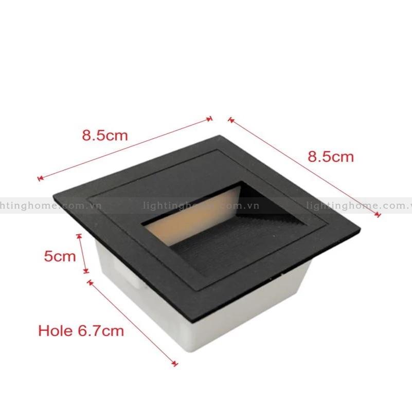 Phú Thịnh Hưng ĐÈN CẦU THANG, HẮT CHÂN CẦU THANG ACT-607 XÁM 3W