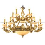 ĐÈN CHÙM ĐỒNG HOÀNG GIA CDQT-49