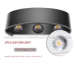 ĐÈN TƯỜNG HIỆN ĐAI HẮT 2 ĐẦU 6 TIA VNT-621-19 - Ảnh 9