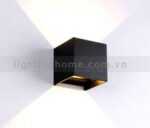ĐÈN TƯỜNG VUÔNG HẮT SÁNG 2 ĐẦU GT-350 ĐEN - Ảnh 7