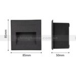 ĐÈN CẦU THANG, HẮT CHÂN CẦU THANG ACT-607 XÁM 3W - Ảnh 3