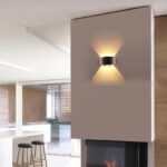 ĐÈN TƯỜNG HIỆN ĐAI HẮT 2 ĐẦU 6 TIA VNT-621-19 - Ảnh 2