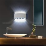 ĐÈN TƯỜNG HIỆN ĐAI HẮT 2 ĐẦU 8 TIA VNT-624-19 TRẮNG - Ảnh 11