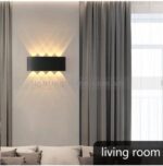 ĐÈN TƯỜNG HIỆN ĐAI HẮT 2 ĐẦU 8 TIA VNT-624-19 TRẮNG - Ảnh 3