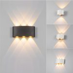 ĐÈN TƯỜNG HIỆN ĐAI HẮT 2 ĐẦU 6 TIA VNT-621-19 - Ảnh 6