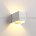 ĐÈN TƯỜNG VUÔNG HẮT SÁNG 2 ĐẦU GT-350 TRẮNG