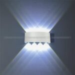 ĐÈN TƯỜNG HIỆN ĐAI HẮT 2 ĐẦU 8 TIA VNT-624-19 TRẮNG - Ảnh 5