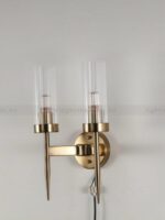 ĐÈN TƯỜNG ĐÔI ỐNG TRỤ THỦY TINH GT-478 - Ảnh 2