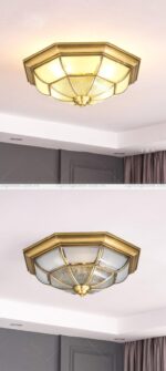 Đèn Ốp Trần Đồng Cổ Điển Tân Cổ Điển OD-731-23 - Ảnh 3