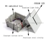 ĐÈN CẦU THANG, HẮT CHÂN CẦU THANG ACT-604A-18 - Ảnh 5