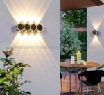 ĐÈN TƯỜNG TRANG TRÍ HÌNH LỤC GIÁC 8 TIA SÁNG VNT-6013 - Ảnh 3