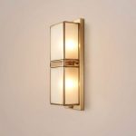 ĐÈN TƯỜNG ĐỒNG CỔ ĐIỂN HÌNH CHỮ NHẬT VD-686B-18