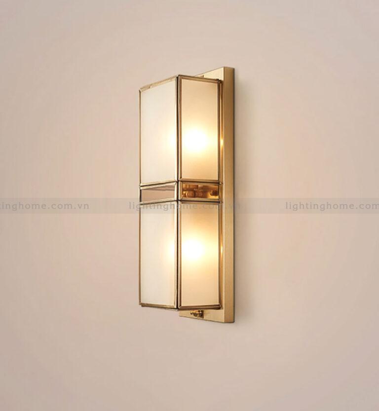 đèn gắn tường đồng VD-686B-18 ĐÈN TƯỜNG ĐỒNG CỔ ĐIỂN HÌNH CHỮ NHẬT VD-686B-18 - Ảnh 1