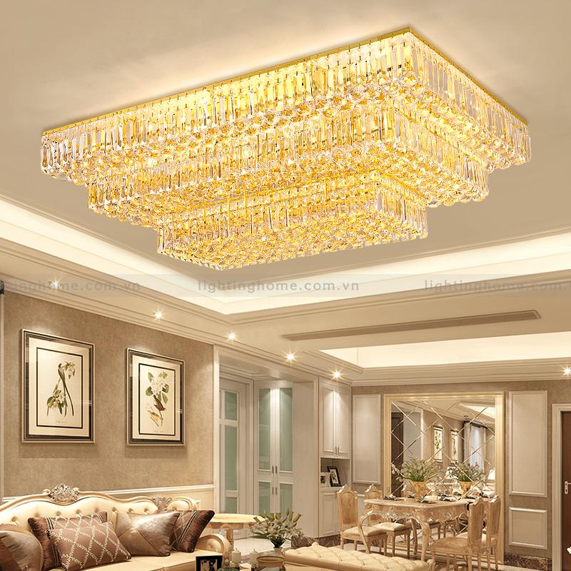 đèn mâm ốp trần pha lê chữ nhật MO-1148-21 Đèn Mâm Ốp Trần Pha Lê Chữ Nhật MO-1148-21 - Ảnh 1