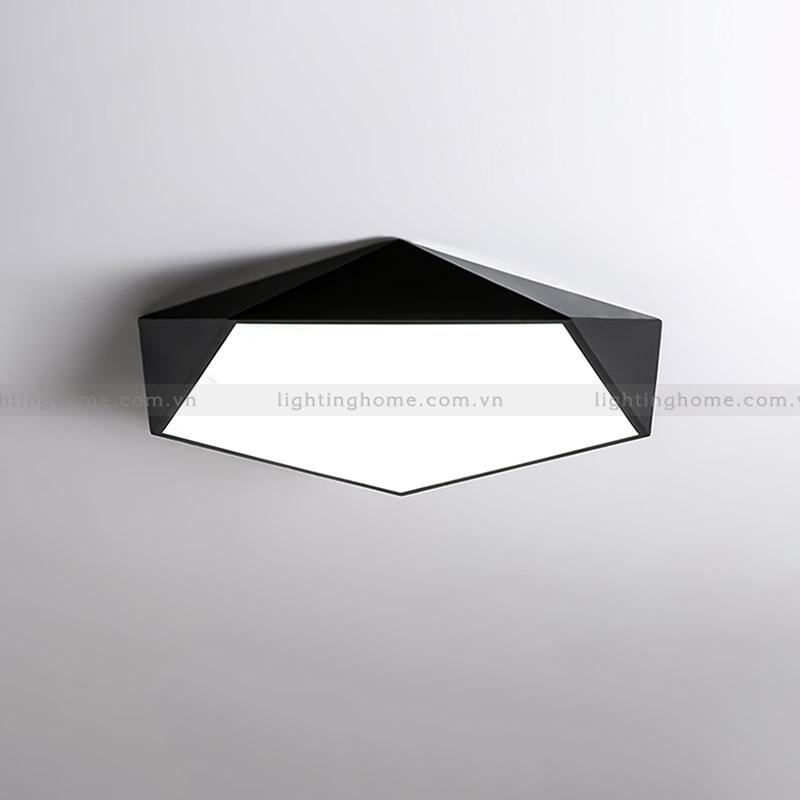đèn ốp trần OP-1250 Đèn Ốp Trần Trang Trí Hiện Đại OP-1250 Trắng Đen - Ảnh 1