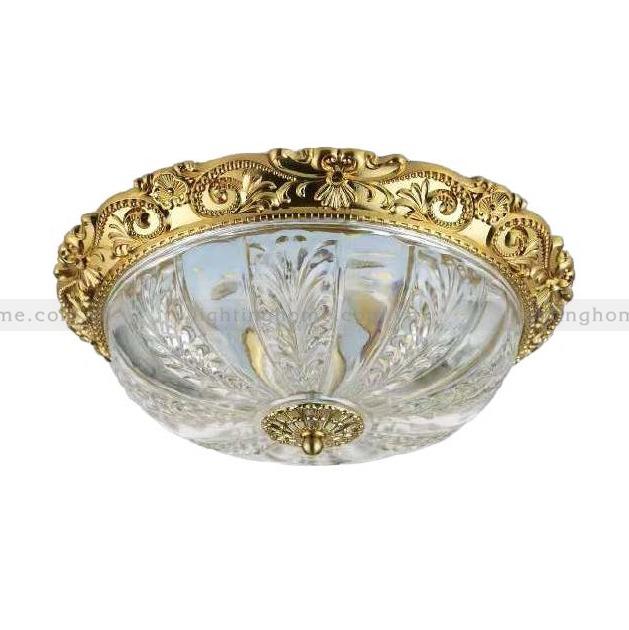 Đèn Ốp Trần Xi Mạ Đồng Lighting Home