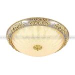 Đèn Ốp Trần Đồng Cổ Điển Màu Vàng 24K OD-713-22