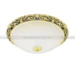 Đèn Ốp Trần Đồng Cổ Điển Màu Vàng 24K OD-726-22