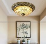 Đèn Ốp Trần Đồng Họa Tiết Cổ Điển OD-709-22 - Ảnh 6