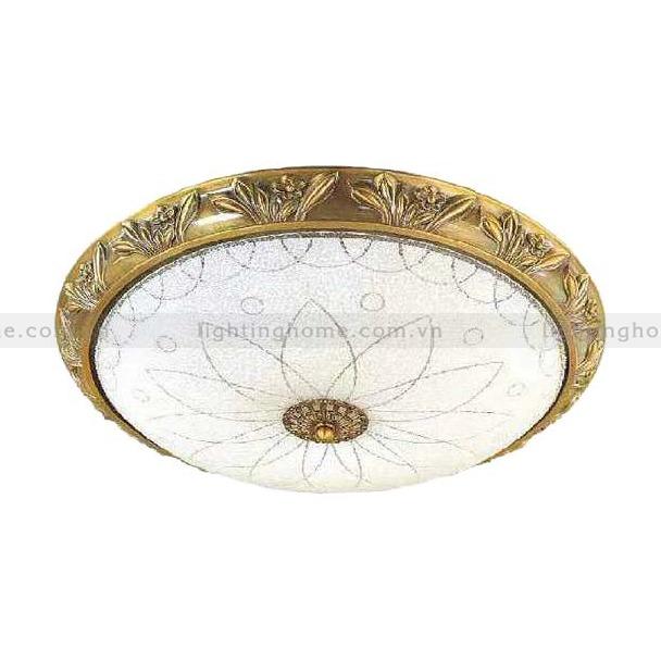 đèn ốp trần đồng cao cấp OD-720-22 Đèn Ốp Trần Đồng Cổ Điển Châu Âu Màu Đồng Cao Cấp OD-720-22 - Ảnh 1