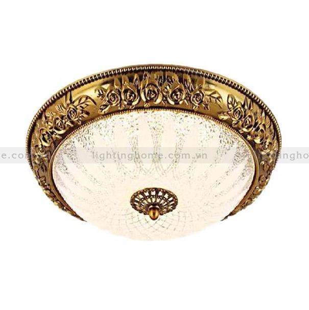 đèn ốp trần đồng cao cấp OD-722-22 Đèn Ốp Trần Cổ Điển Màu Đồng Cao Cấp OD-722-22 - Ảnh 1