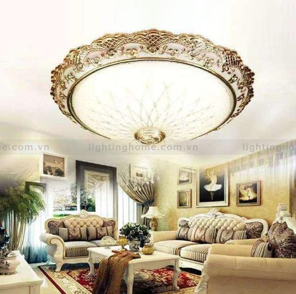 đèn ốp trần đồng cổ điển OCD-752A-20 Đèn Ốp Trần Đồng Cổ Điển Châu Âu OCD-752A-20 - Ảnh 1