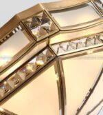 Đèn Ốp Trần Đồng Cổ Điển Đính Pha Lê Luxury OD-697A-18 - Ảnh 8