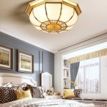 Đèn Ốp Trần Đồng Cổ Điển Tân Cổ Điển OD-730-23