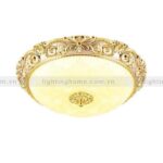Đèn Ốp Trần Đồng Cổ Điển Màu Vàng 24K OD-715-22
