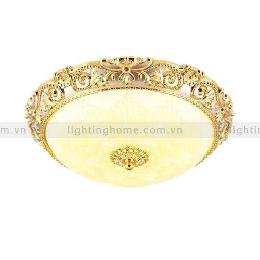 đèn ốp trần đồng mạ vàng 24k OD-715-22 Đèn Ốp Trần Đồng Cổ Điển Màu Vàng 24K OD-715-22 - Ảnh 1