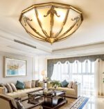 Đèn Ốp Trần Đồng Cổ Điển Tân Cổ Điển OD-708 Lớn - Ảnh 5