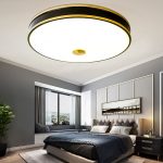 Đèn Ốp Trần Đồng Tối Giản Viền Đen OD-728-23