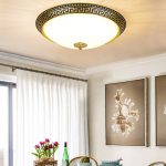 Đèn Ốp Trần Cổ Điển Màu Đồng Cao Cấp OD-724-22