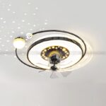 Đèn Quạt Ốp Trần Trang Trí Hiện Đại MO-9077