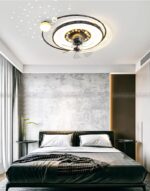 Đèn Quạt Ốp Trần Trang Trí Hiện Đại MO-9077 - Ảnh 2