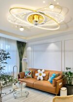 Đèn Quạt Ốp Trần Trang Trí Hiện Đại MO-9080 - Ảnh 2