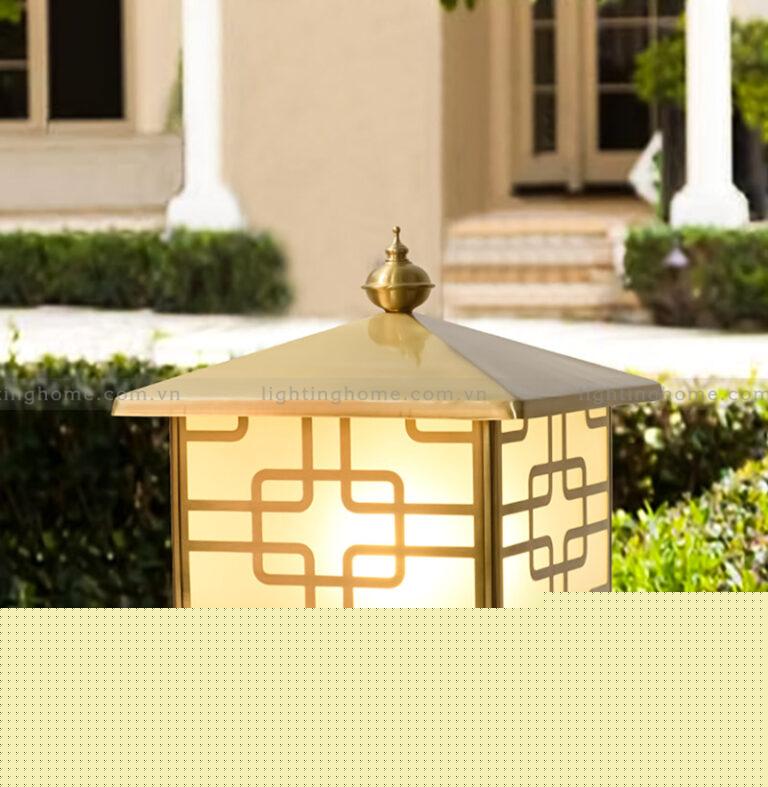 đèn trụ cổng TD-02 ĐÈN TRỤ ĐỒNG SÂN VƯỜN TD-02 - Ảnh 1