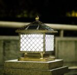 Đèn Trụ Cổng Năng Lượng Mặt Trời Chất Liệu Đồng TD-56 - Ảnh 8