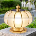 Đèn Trụ Cổng Cổ Điển Hình Tròn TD-27-21