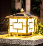 Đèn Trụ Cổng Cổ Điển Năng Lượng Mặt Trời TD-38 - Ảnh 5