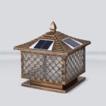 Đèn Trụ Cổng Năng Lượng Mặt Trời Chất Liệu Đồng TD-56 - Ảnh 5