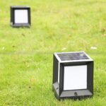 Đèn Trụ Cổng Năng Lượng Mặt Trời Hình Chữ Nhật TD-07-18