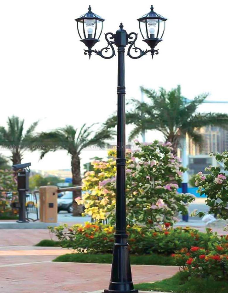 đèn trụ sân vườn năng lượng mặt trời TD-65 Đèn Trụ Sân Vườn Đèn Đôi Năng Lượng Mặt Trời TD-65 - Ảnh 1