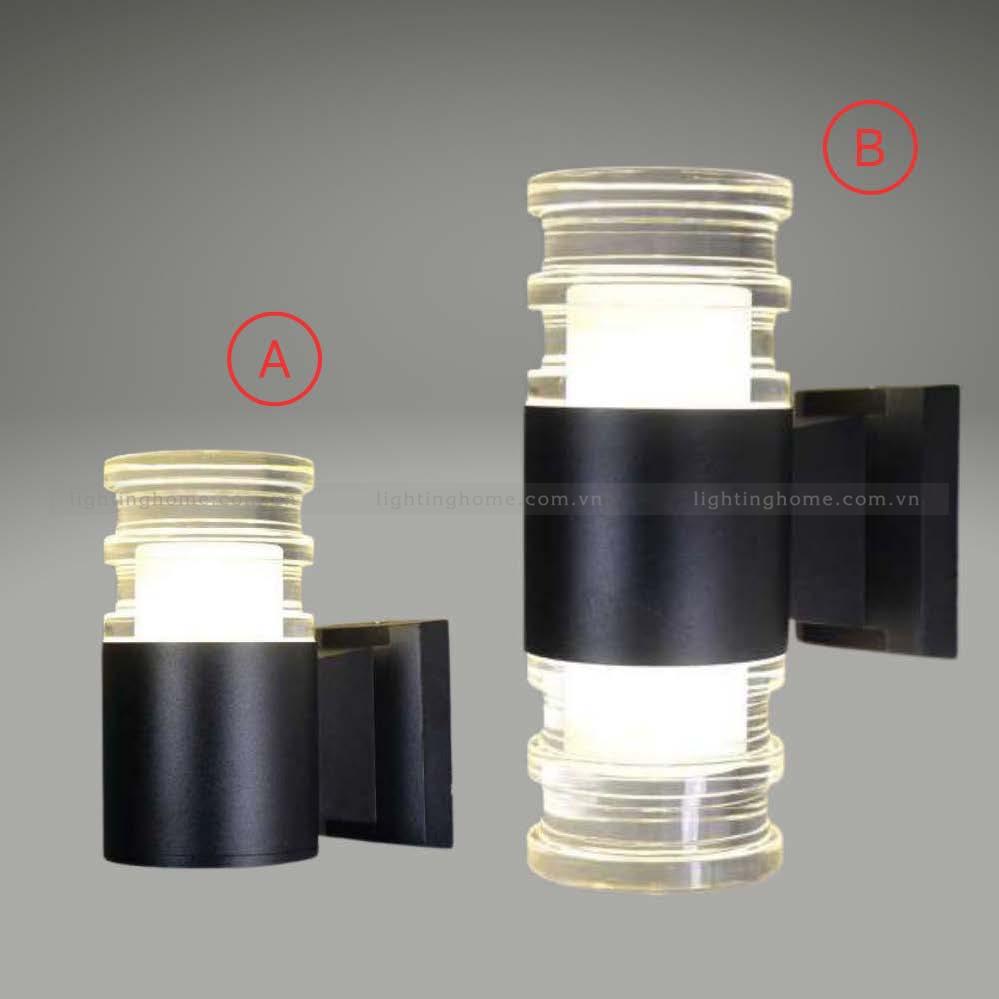 đèn tường VNT-650 ĐÈN TƯỜNG NGOẠI THẤT HÌNH TRỤ VNT-650 - Ảnh 1