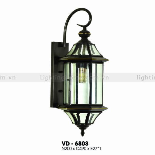 Phú Thịnh Hưng ĐÈN TƯỜNG ĐỒNG GẮN CỘT NGOÀI TRỜI VD-6803