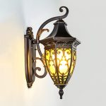 ĐÈN TƯỜNG CỔ ĐIỂN MÀU ĐEN TD-73