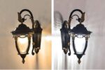 ĐÈN TƯỜNG HOA VĂN CỔ ĐIỂN NGOÀI TRỜI TD-77 - Ảnh 4