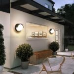 ĐÈN TƯỜNG NGOÀI TRỜI CHỐNG NƯỚC DÁNG TRÒN VNT-605A-20 - Ảnh 5