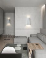 ĐÈN TƯỜNG HẮT SÁNG 2 ĐẦU ĐA GIÁC VNT-355 - Ảnh 5