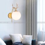ĐÈN TƯỜNG SỪNG HƯƠU CẦU THỦY TINH GT-488 - Ảnh 2